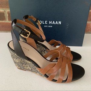 Cole Haan Women's Myra Grand Braided Wedge Sandals